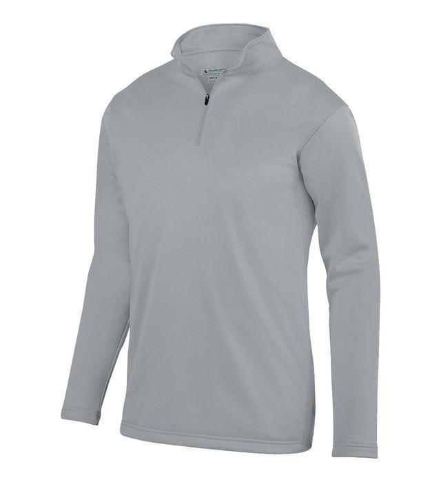 Youth Wicking Fleece Pullover Junior Team Gear AUGUSTA 009_GREY S