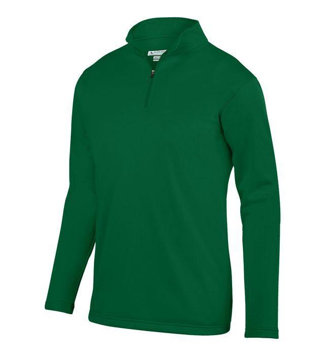 Youth Wicking Fleece Pullover Junior Team Gear AUGUSTA 035_DK_GREEN S