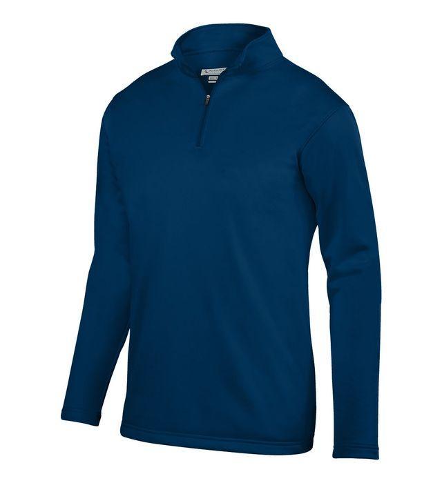 Youth Wicking Fleece Pullover Junior Team Gear AUGUSTA 065_NAVY S