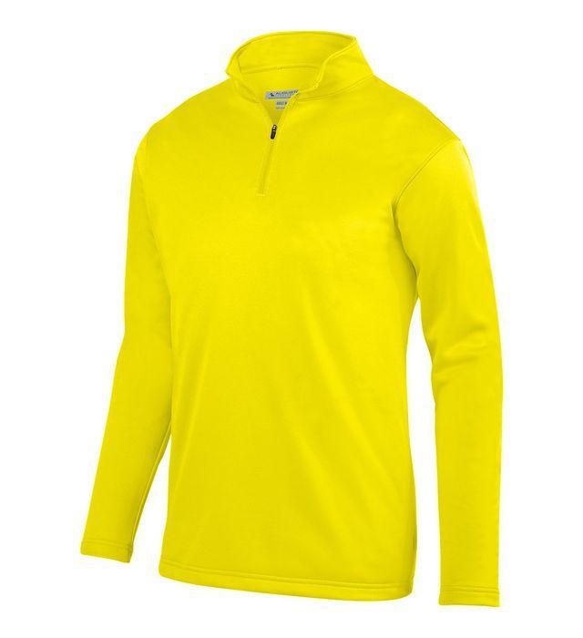 Youth Wicking Fleece Pullover Junior Team Gear AUGUSTA 810_PWR_YELLOW S