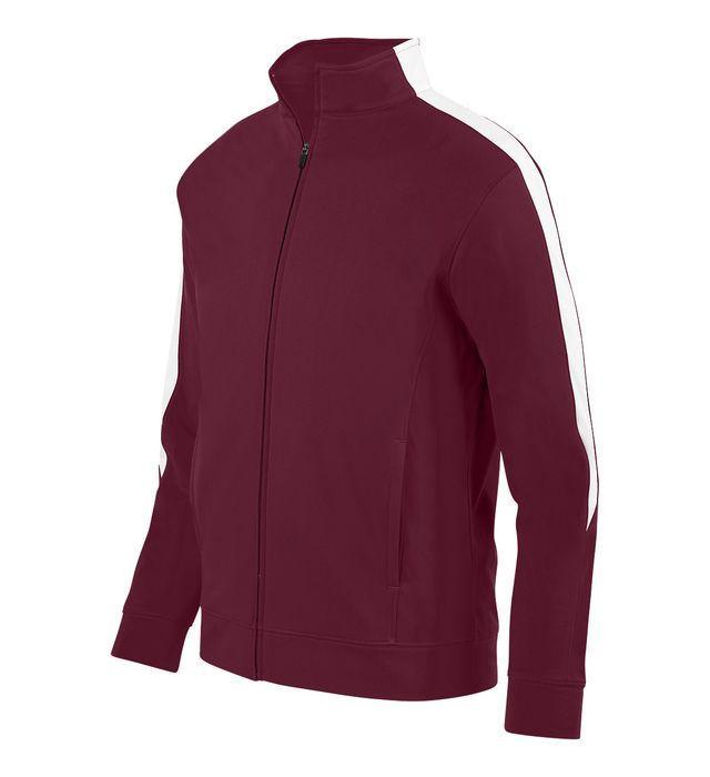 Men's Medalist Jacket 2.0 Mens Team Gear AUGUSTA Maroon/White S