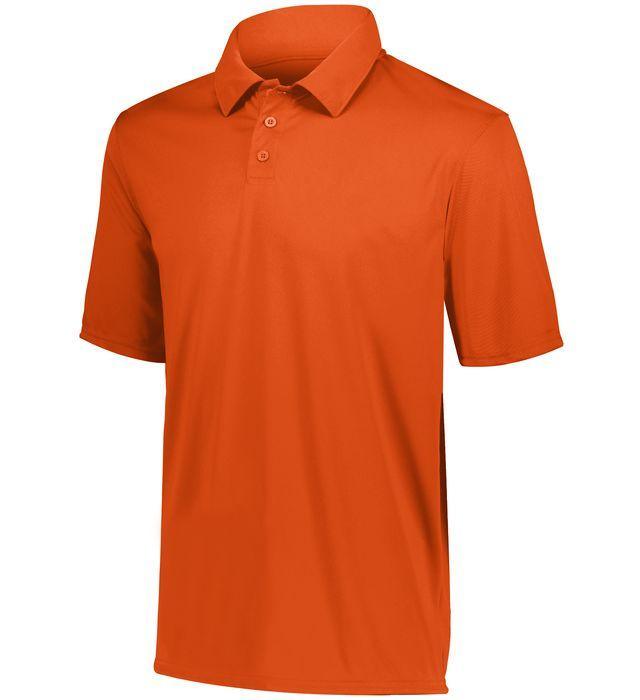 Men`s Vital Polo Mens Team Gear AUGUSTA Orange S