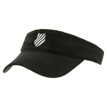 Unisex Court Tennis Visor Shop By Player K-SWISS Black ONE_SIZE
