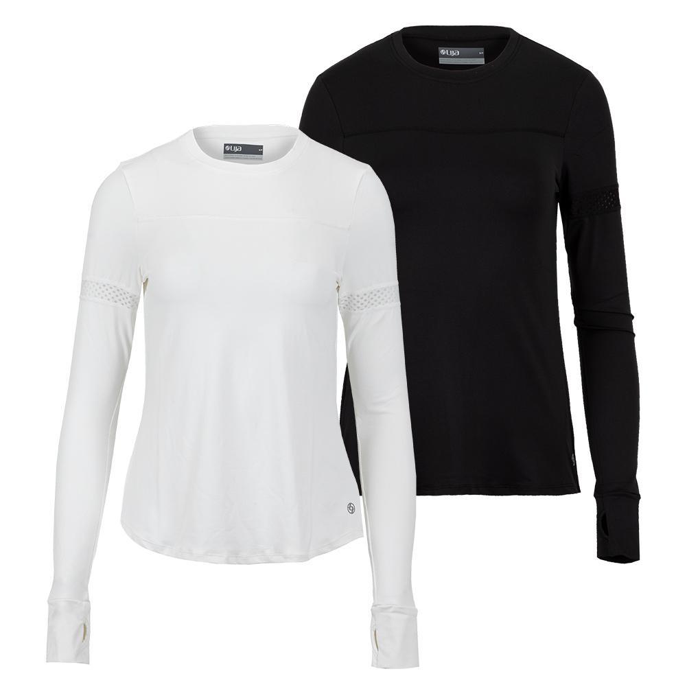 Women's Pacer Long Sleeve Tennis Top Womens Apparel LIJA