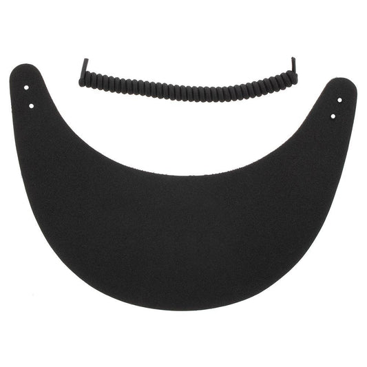 Foam Tennis Visor with Coil Holiday Gifts CLARKE Black ONE_SIZE