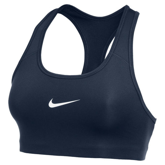 Women`s Swoosh Medium-Support Sports Bra 2.0 WOMENS APPAREL NIKE Blue XS