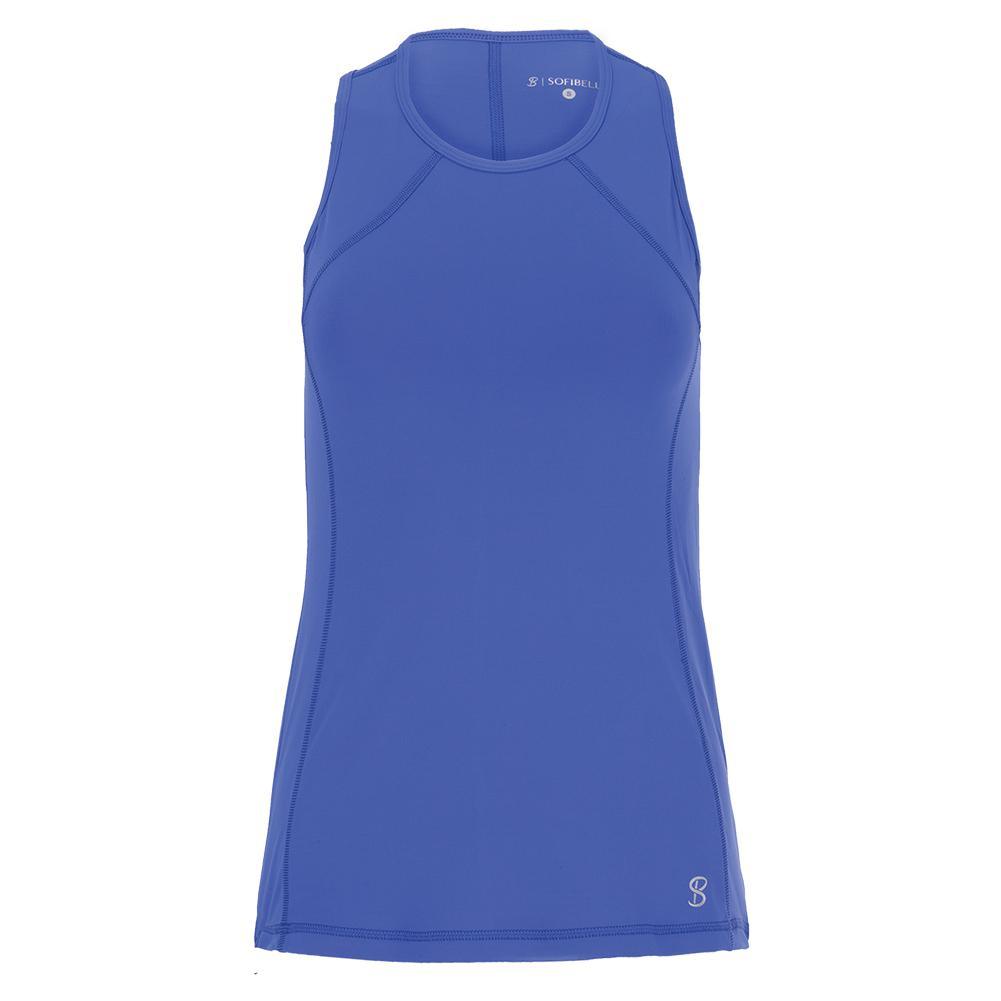 Women's UV Tennis Tank Womens Apparel SOFIBELLA Blue XS