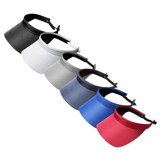 Women`s Classic Tennis Visor Womens Apparel GLOVE IT Black ONE_SIZE