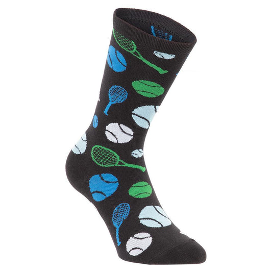 Novelty Tennis Socks (Sizes 8-12) Socks RACQUET INC Multicolored ONE_SIZE