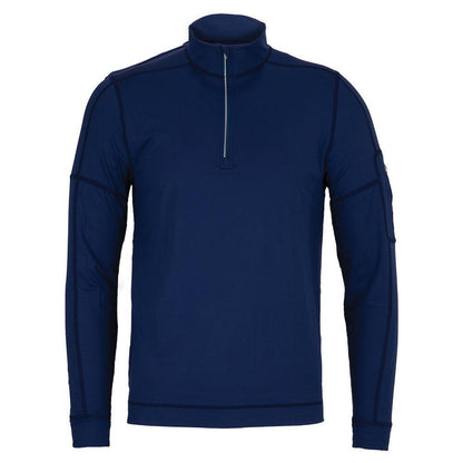 Men`s Mock Zip Tennis Top OUTERWEAR BLOQUV Navy S