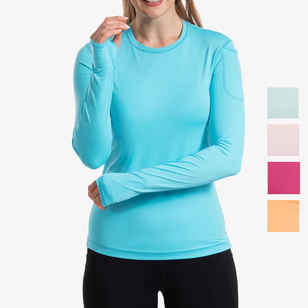 Women`s 24/7 Long Sleeve Tennis Crew WOMENS APPAREL BLOQUV