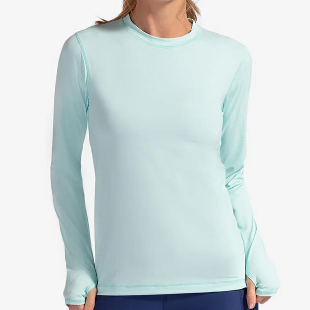 Women`s 24/7 Long Sleeve Tennis Crew WOMENS APPAREL BLOQUV MINT XS