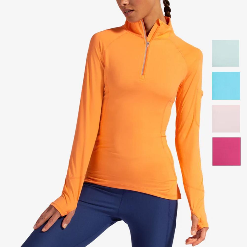 Women's Mock Zip Tennis Top Womens Apparel BLOQUV