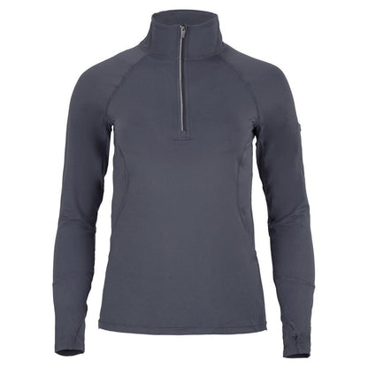 Women`s Mock Zip Tennis Top WOMENS APPAREL BLOQUV SMOKE XS