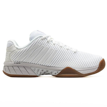 Women's Hypercourt Express 2 Indoor Pickleball Shoes Bright White and Gum Womens Shoes K-SWISS