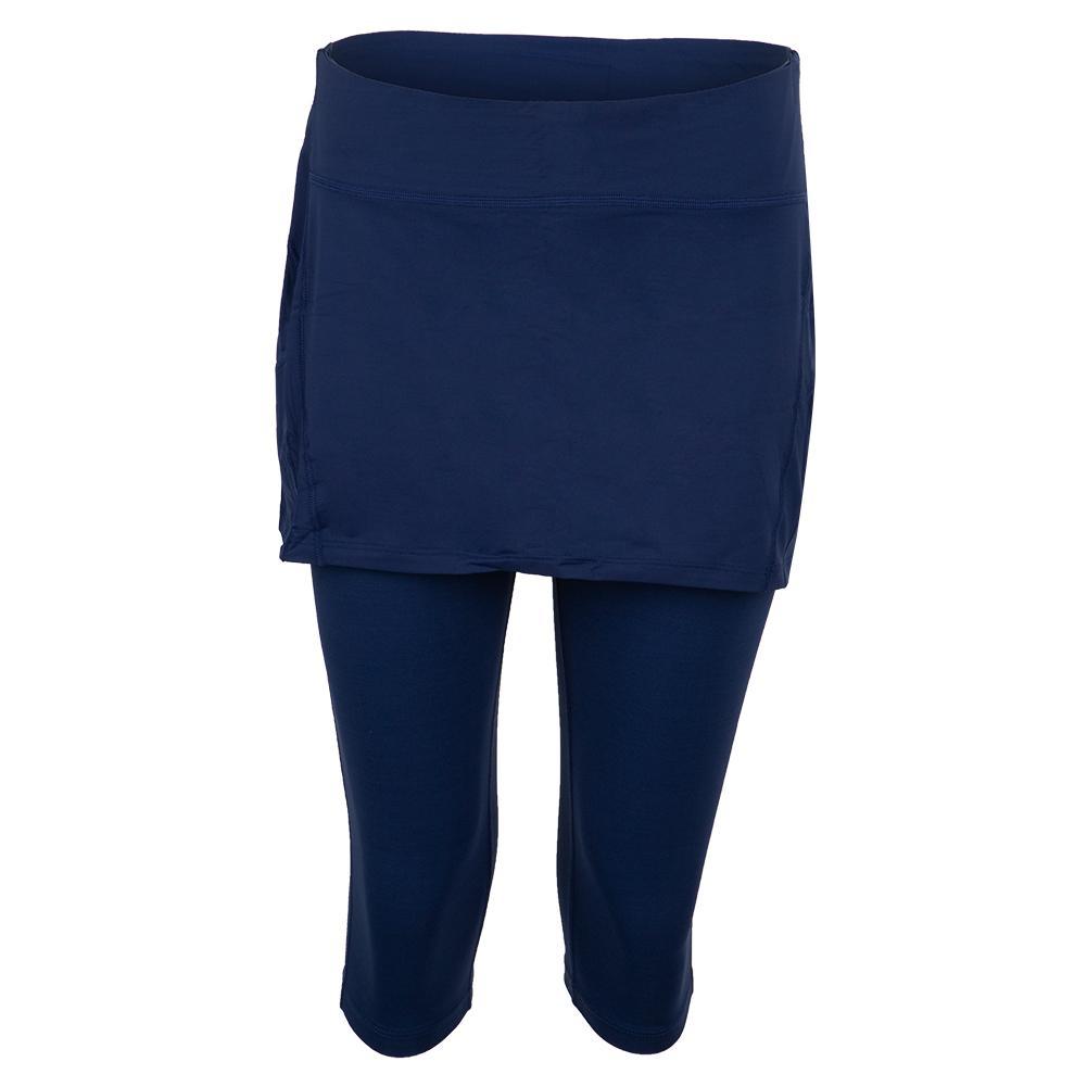 Women`s Tennis Capri Skort WOMENS APPAREL BLOQUV NAVY XS
