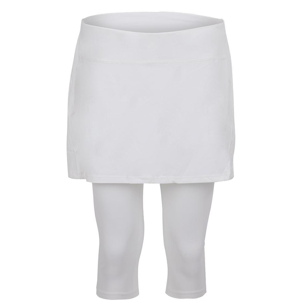 Women`s Tennis Capri Skort WOMENS APPAREL BLOQUV WHITE XL