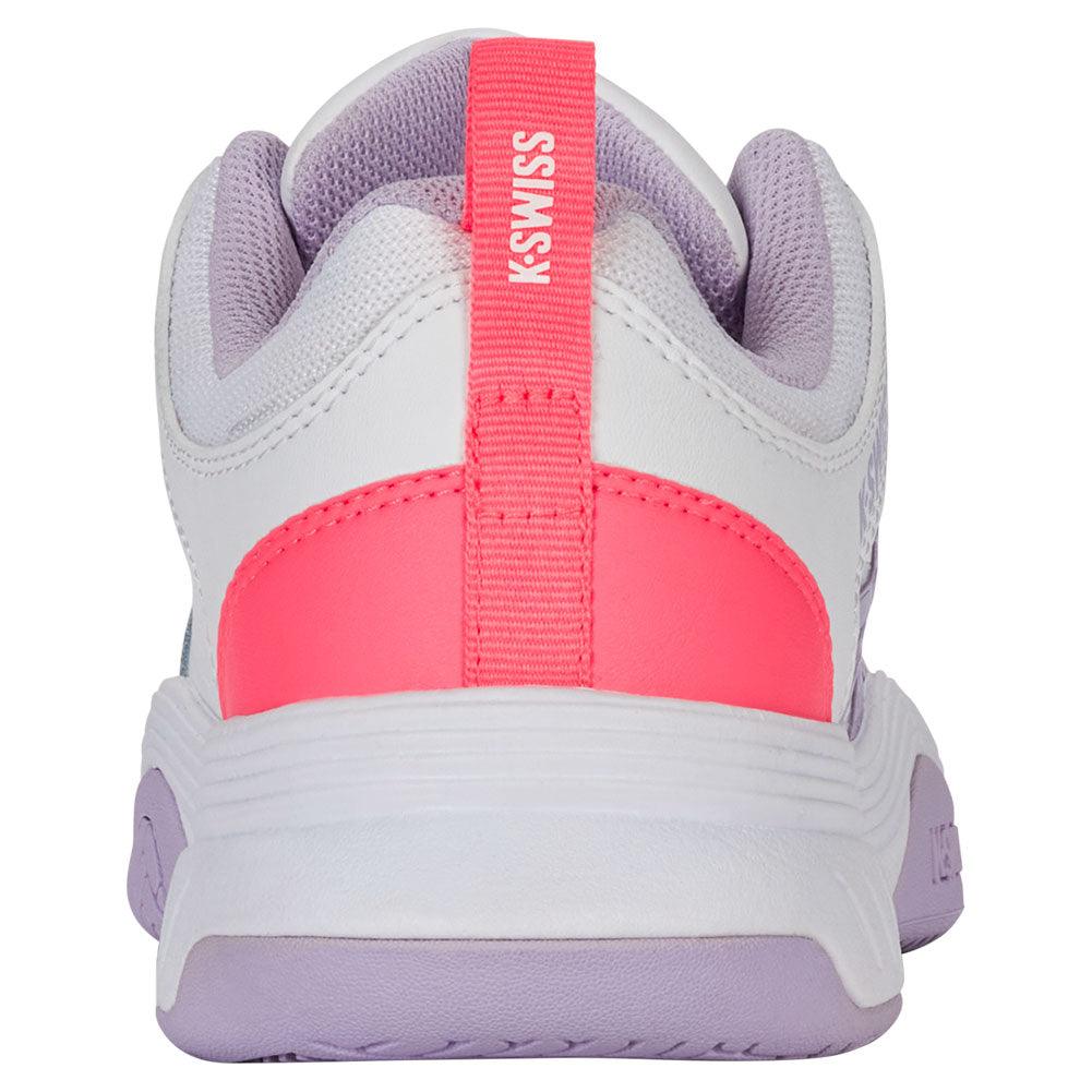 Women`s Court Express 2 Tennis Shoes White and Orchid Petal K-SWISS