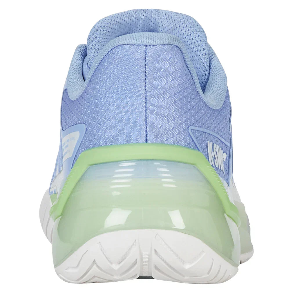 Women`s Ultrashot 4 Tennis Shoes Lucent White and Dutch Canal K-SWISS