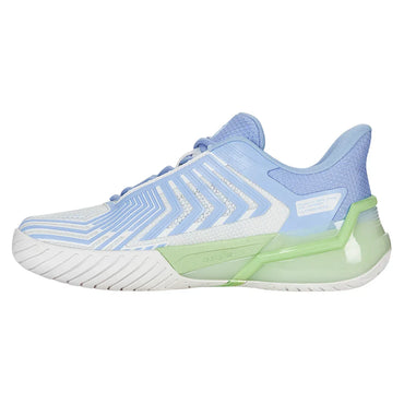 Women`s Ultrashot 4 Tennis Shoes Lucent White and Dutch Canal K-SWISS