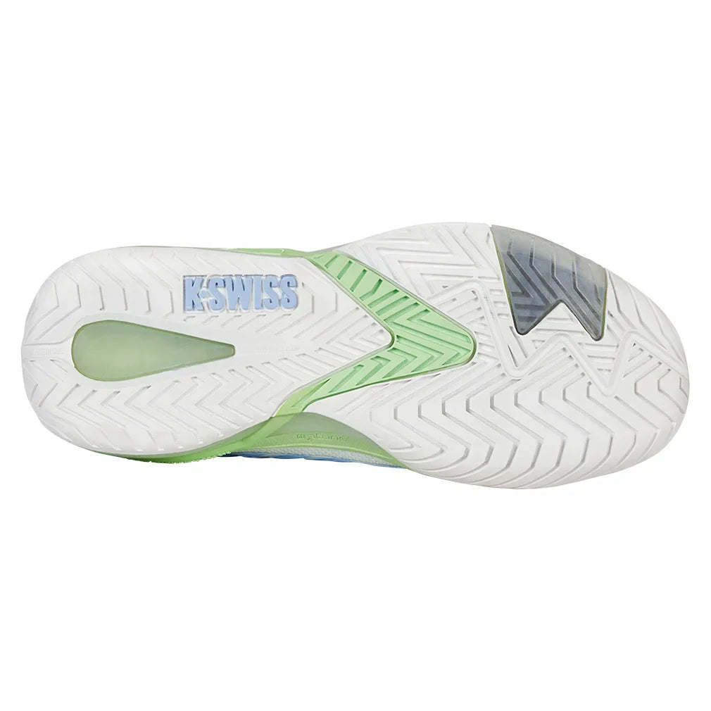 Women`s Ultrashot 4 Tennis Shoes Lucent White and Dutch Canal K-SWISS