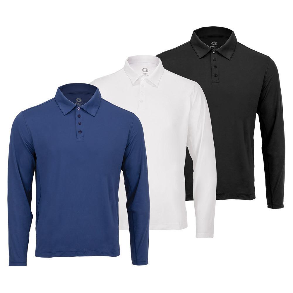 Men`s Long Sleeve Tennis Polo TRAINING BLOQUV