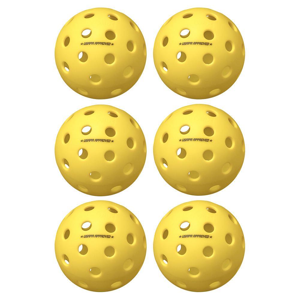 Fuse G2 Outdoor Pickleballs Yellow 6-Pack Pickleballs ONIX Yellow