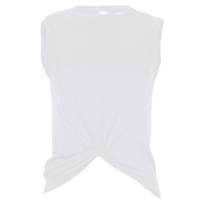 Women's Twist Front Tennis Tank Womens Apparel LUCKY IN LOVE White XS