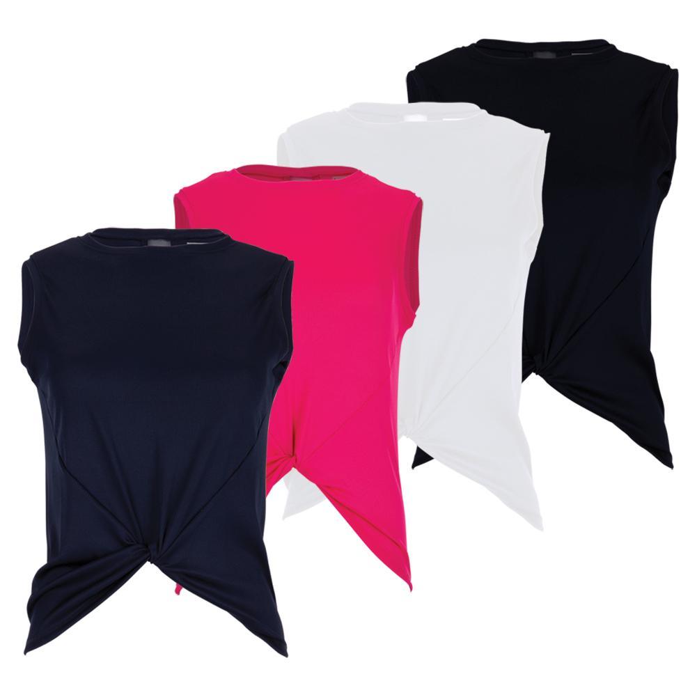 Women's Twist Front Tennis Tank Womens Apparel LUCKY IN LOVE