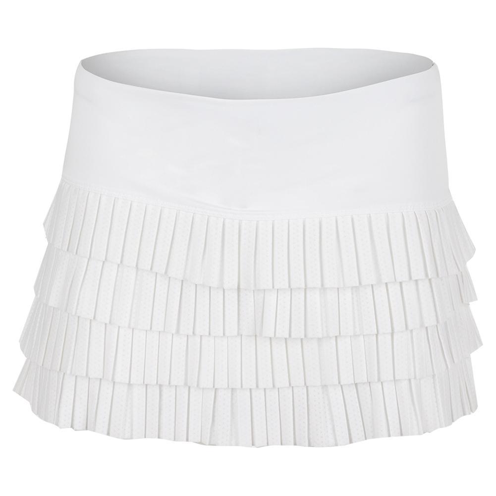 Women's Mon Amie Tennis Skort Womens Apparel LUCKY IN LOVE White XS