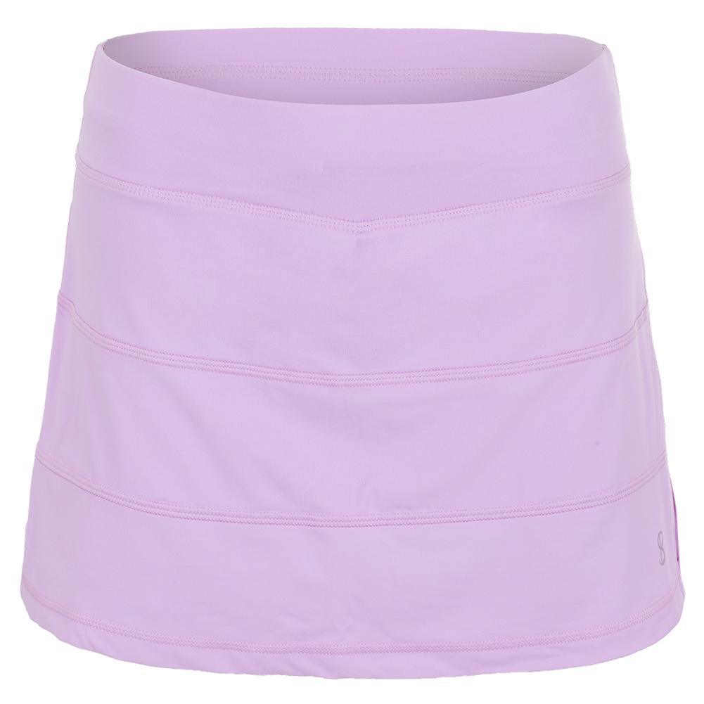 Women's 13 Inch Tennis Skort Womens Apparel SOFIBELLA Purple 2X