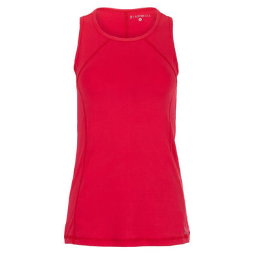 Women's UV Tennis Tank Womens Apparel SOFIBELLA Red XS