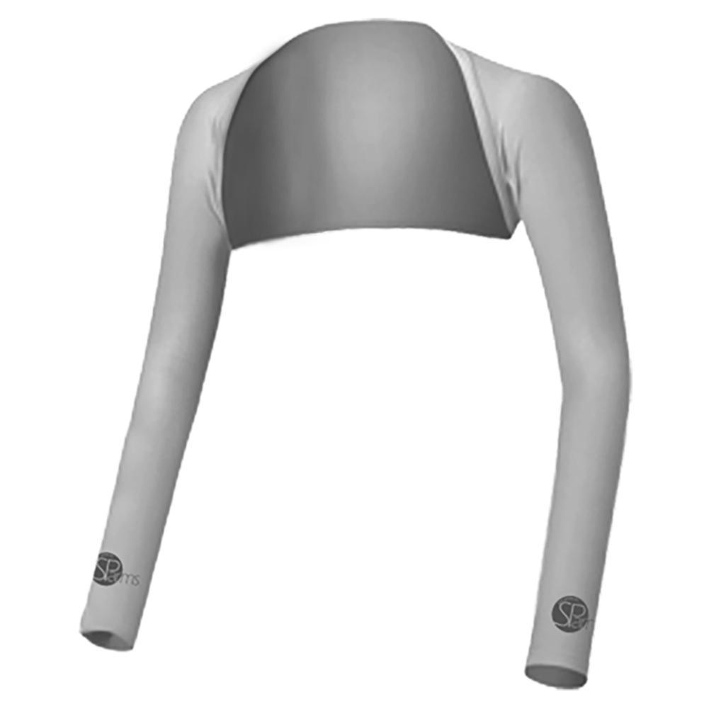 Sun Protection Shoulder Wrap Plain Logo Womens Apparel SPARMS Grey XS