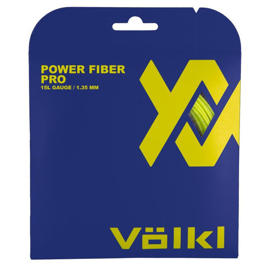 Power Fiber Pro 15L Tennis String Neon Yellow Strings VOLKL Yellow
