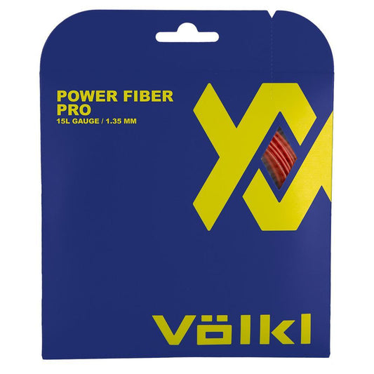 Power Fiber Pro 15L Tennis String Lava Strings VOLKL Orange