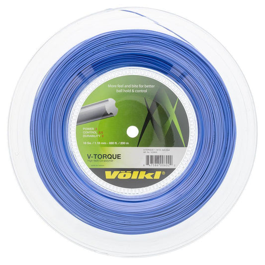 V-Torque Tennis String Reel Dark Blue Strings VOLKL 18
