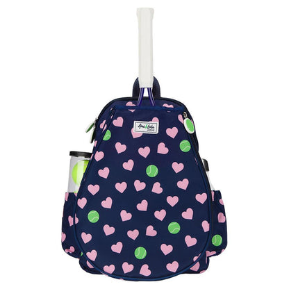 Juniors` Little Love Tennis Backpack Gifts AME AND LULU Hearts ONE_SIZE