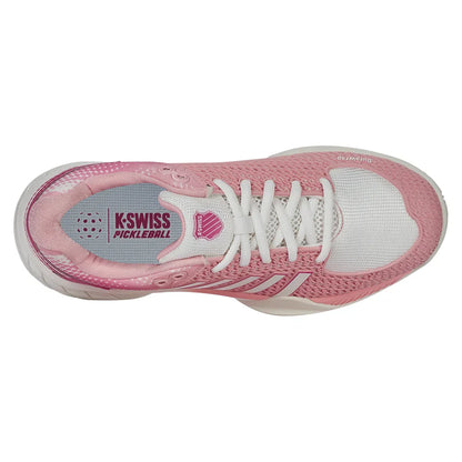 Women`s Express Light Pickleball Shoes Raspberry Sorbet and Cloud Dancer K-SWISS