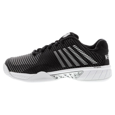 Women's Hypercourt Express 2 Tennis Shoes Black and White Womens Shoes K-SWISS