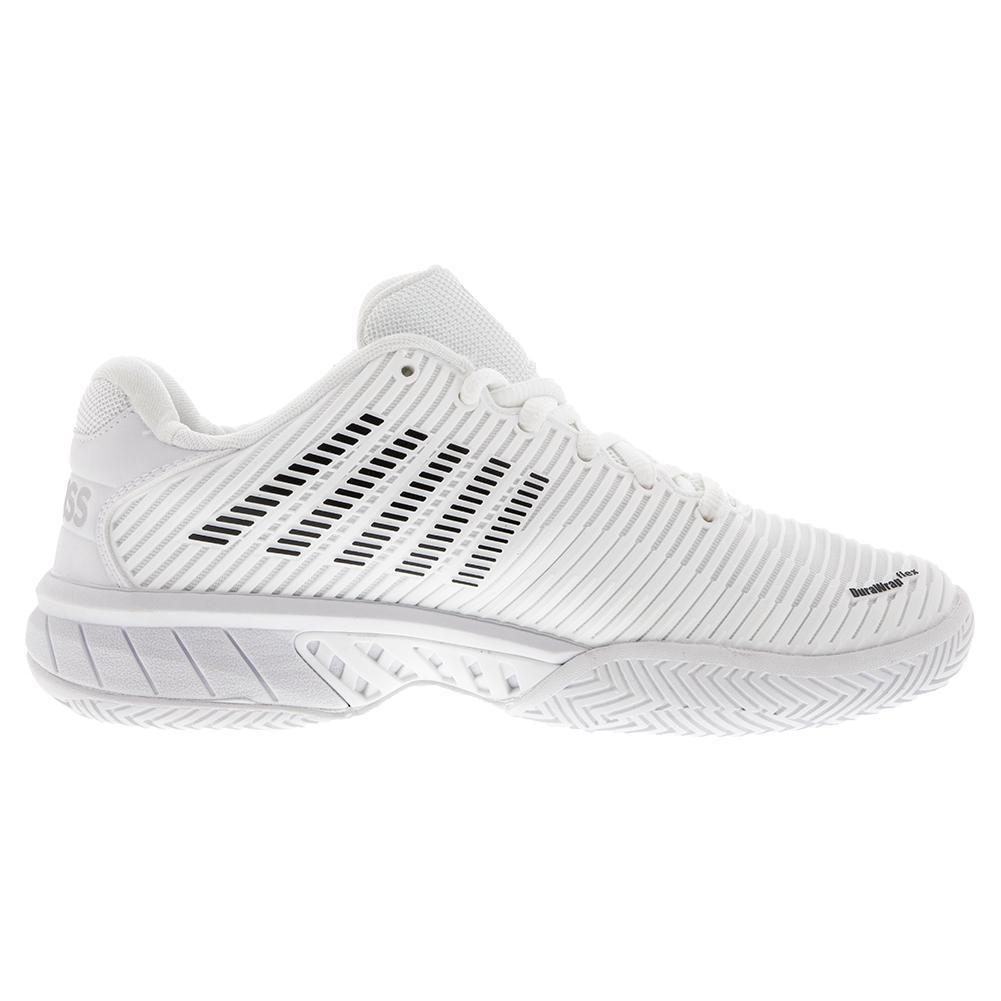 Women's Hypercourt Express 2 Tennis Shoes White and Black Womens Shoes K-SWISS