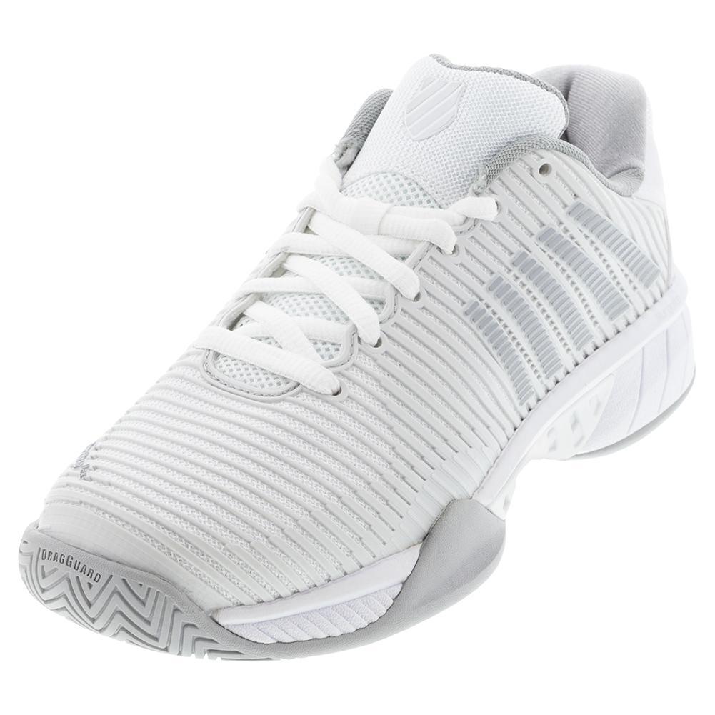 Women's Hypercourt Express 2 Tennis Shoes Barely Blue and White Womens Shoes K-SWISS 9