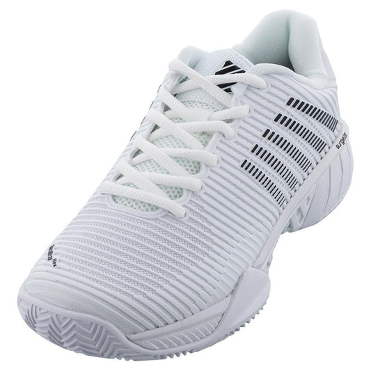 Women's Hypercourt Express 2 Clay Tennis Shoes White and Black Womens Shoes K-SWISS 5