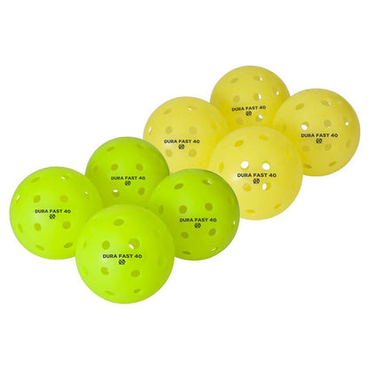 Dura Fast 40 Outdoor Pickleball 4-Pack PICKLEBALLS ONIX YELLOW