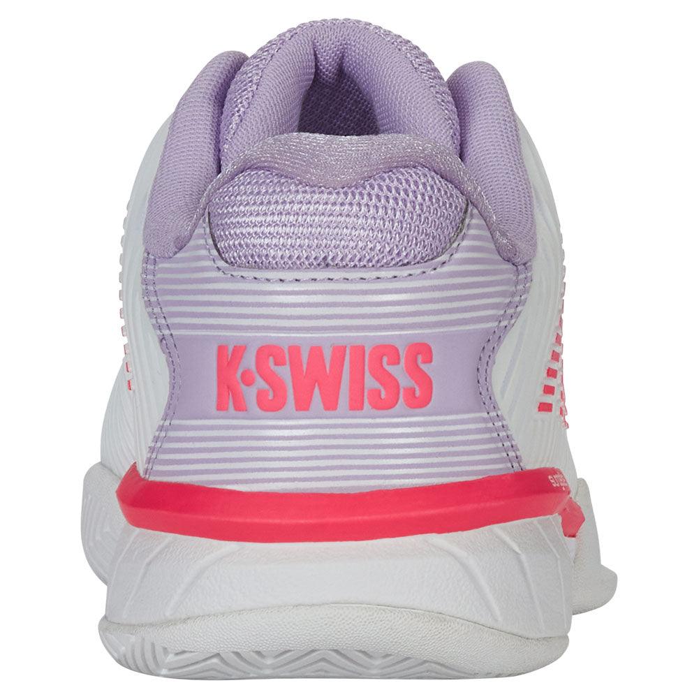 Women`s Hypercourt Express 2 Wide Tennis Shoes White and Orchid Petal K-SWISS