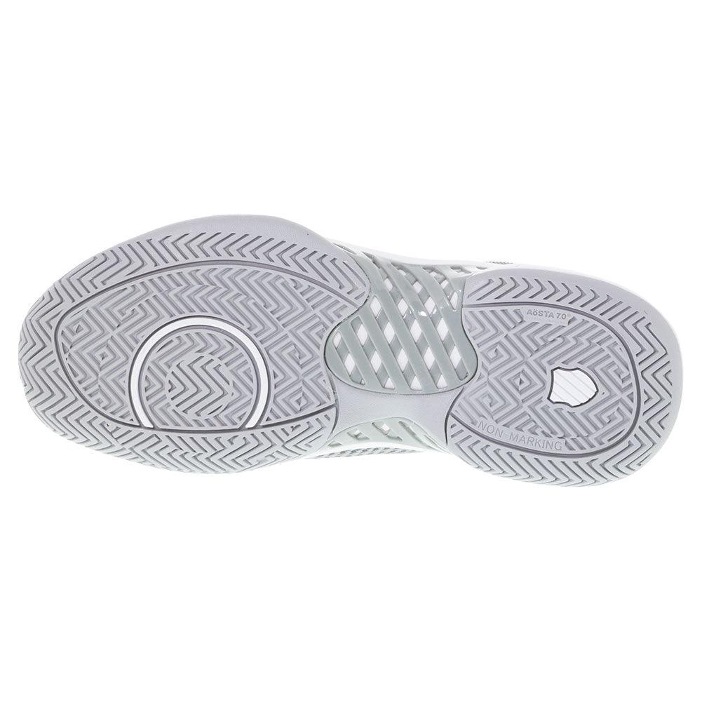 Women's Express Light Wide Pickleball Shoes Highrise and White Womens Shoes K-SWISS