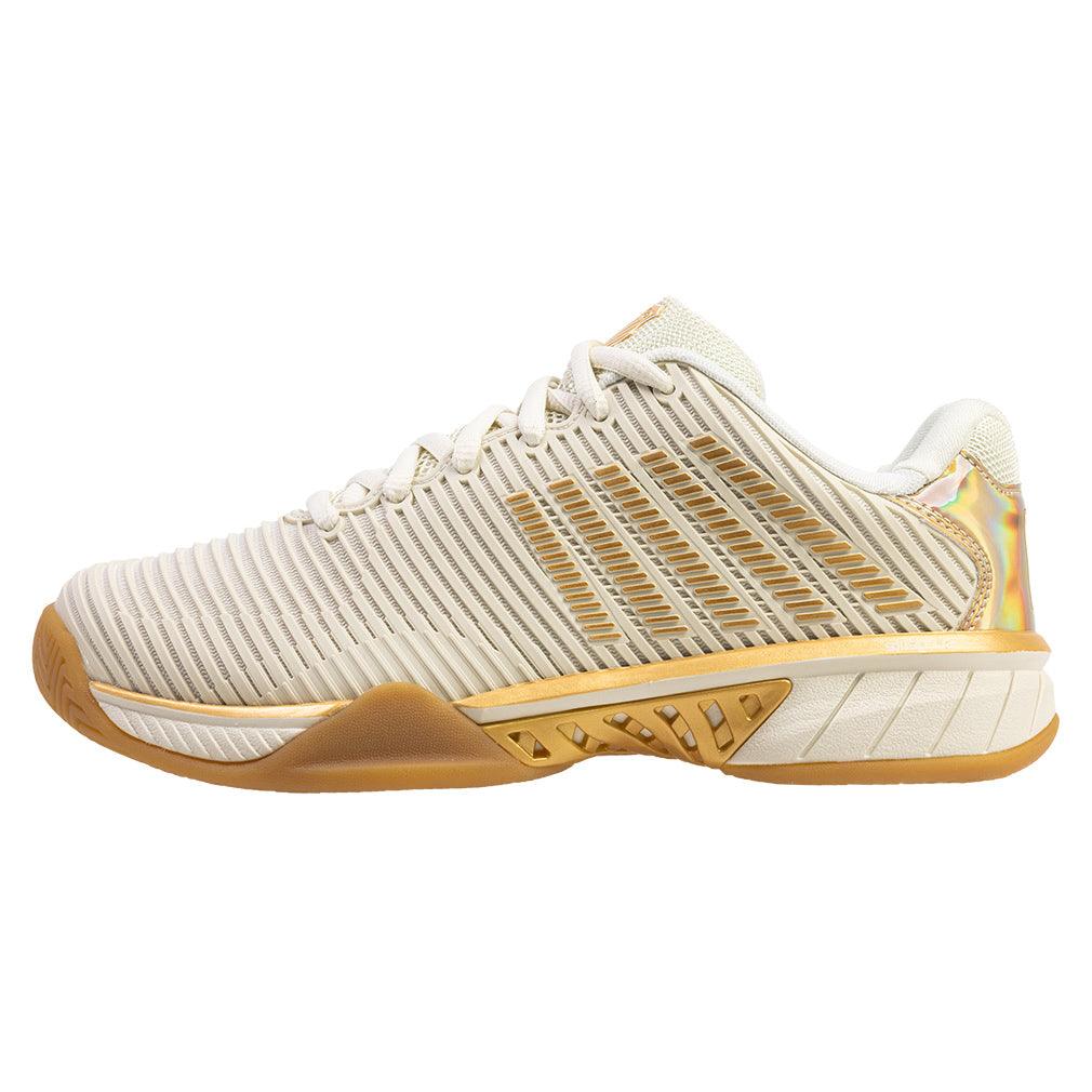 Women`s HyperCourt Express 2 X Lucky N Love Tennis Shoes Bone and Gold K-SWISS