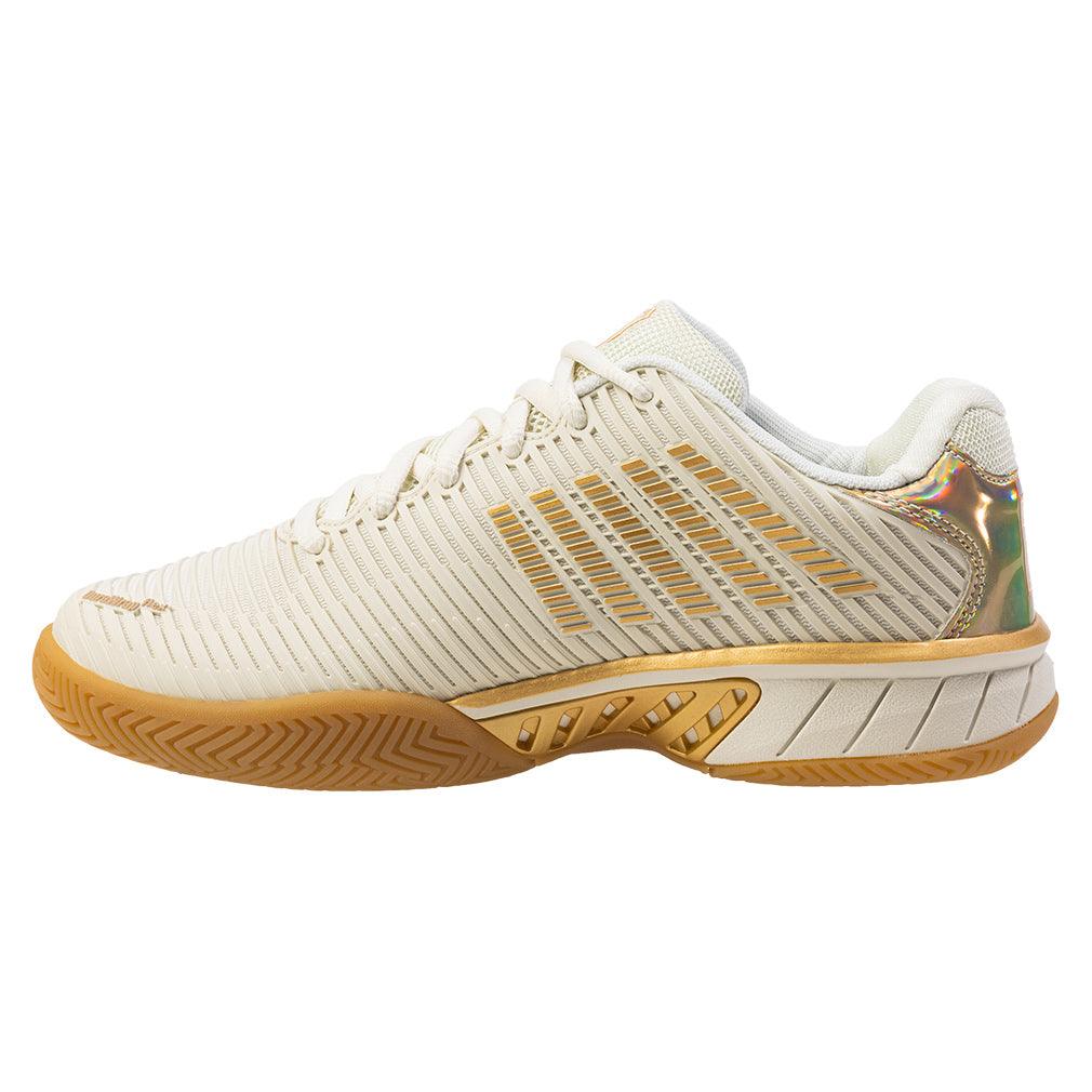 Women`s HyperCourt Express 2 X Lucky N Love Tennis Shoes Bone and Gold K-SWISS
