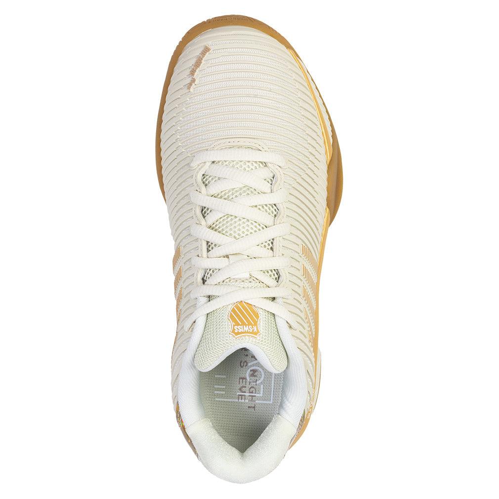 Women`s HyperCourt Express 2 X Lucky N Love Tennis Shoes Bone and Gold K-SWISS