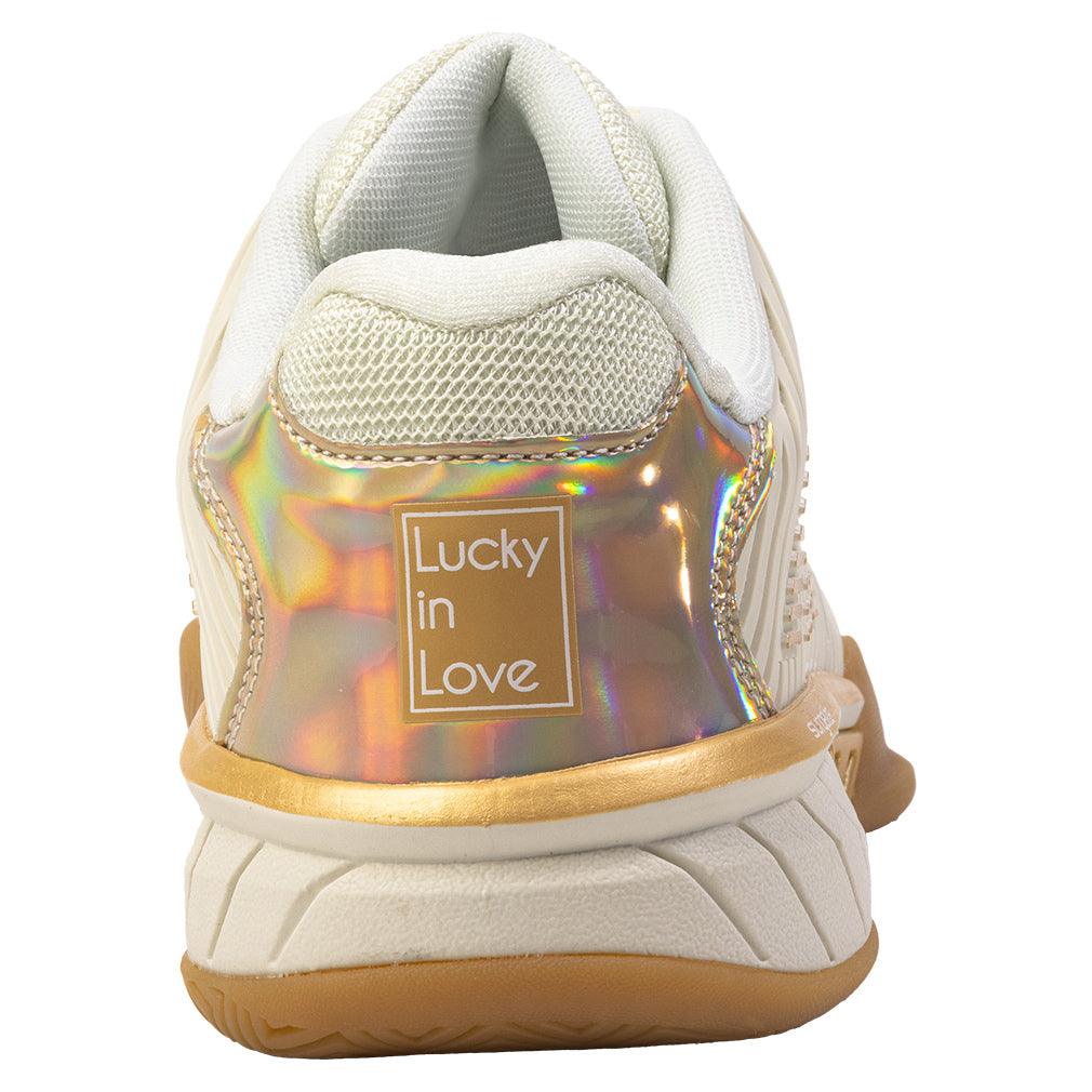Women`s HyperCourt Express 2 X Lucky N Love Tennis Shoes Bone and Gold K-SWISS