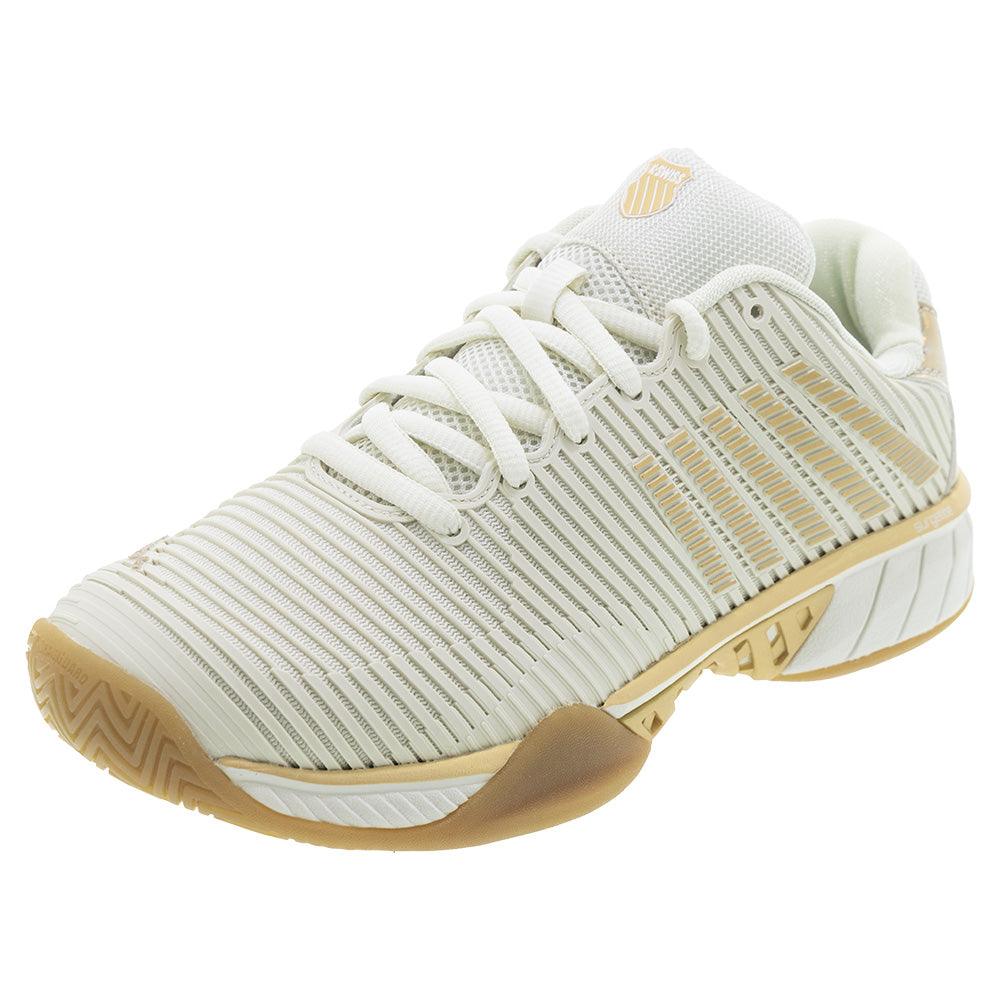Women`s HyperCourt Express 2 X Lucky N Love Tennis Shoes Bone and Gold K-SWISS 5 White